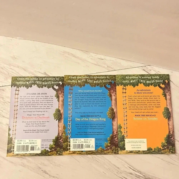 Lot Of 3 Magic Tree House Books #9 #14 #23 Mary Pope Osborne - Picture 2 of 11